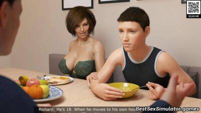 Short hair 3D MILF fucked by stepson - sunporno.com - Japan