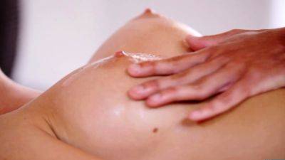 Massage for big boobs MILF Alexis Adams - drtuber.com